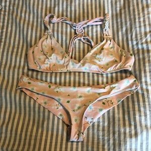 Frankie’s Bikini - Pink with floral